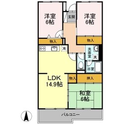 新百合ヶ丘駅 徒歩17分 1階の物件間取画像